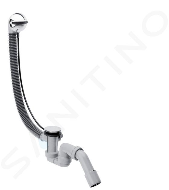 Hansgrohe Flexaplus - Set complet cu set de scurgere și preaplin pentru căzi normale, crom 58142000