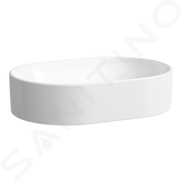 Laufen Savoy - Lavabo sobre encimera, 55x38 cm, sin rebosadero, LCC, blanco H8129440001121