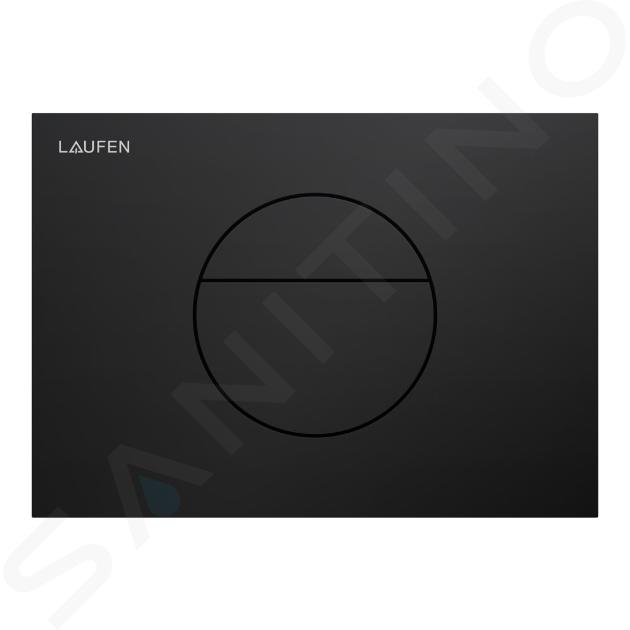 Laufen INEO - Plaque de déclenchement, noir mat H9001127160001