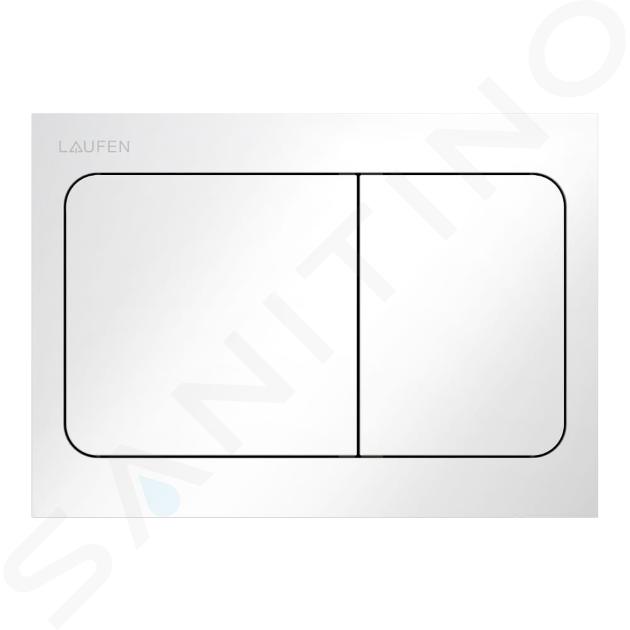 Laufen INEO - Plaque de déclenchement, blanc brillant H9001130000001