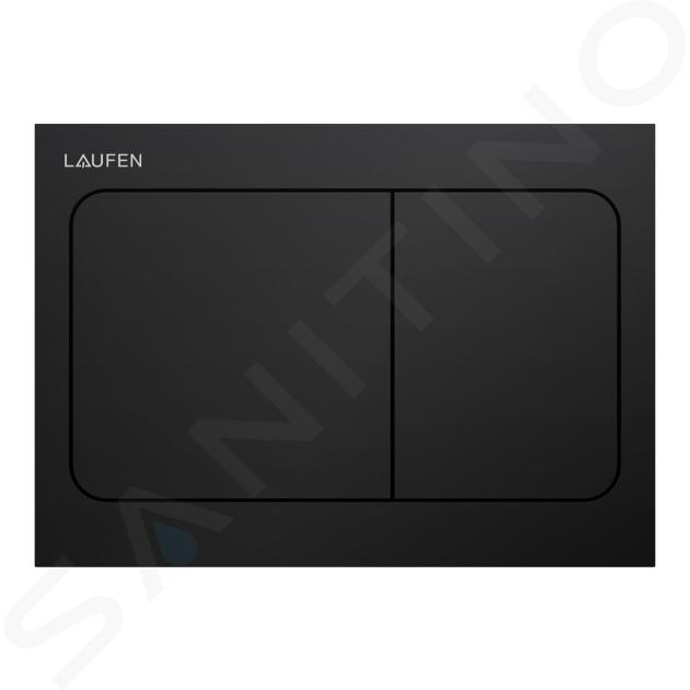 Laufen INEO - Plaque de déclenchement, noir mat H9001137160001