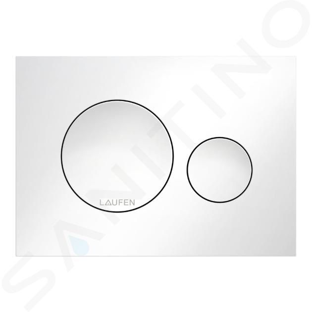 Laufen INEO - Plaque de déclenchement, blanc brillant H9001140000001