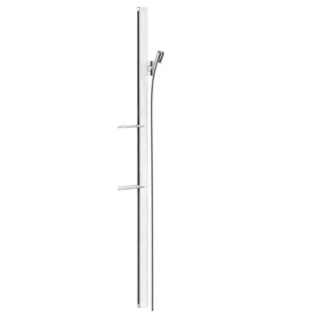 Hansgrohe - Sprchová tyč 150 cm, se sprchovou hadicí, bílá/chrom 27645400ROZ1
