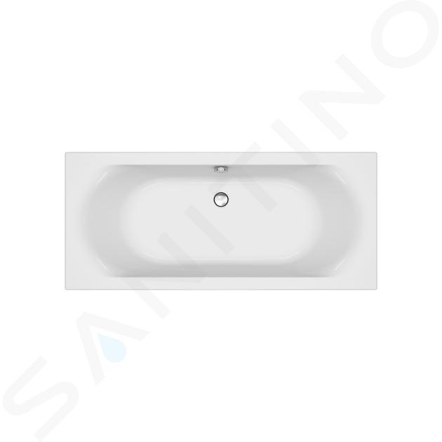 Cersanit City - Vasca da bagno 170x75 cm, inc. piedini di supporto, bianco S301-336