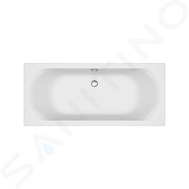 Cersanit City - Vasca da bagno 180x80 cm, inc. piedini di supporto, bianco S301-337