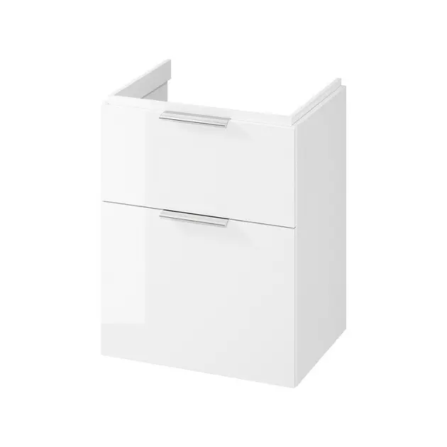 Cersanit City - Waschbeckenunterschrank, 72x59x45 cm, 2 Schubladen, weiß S584-017-DSM