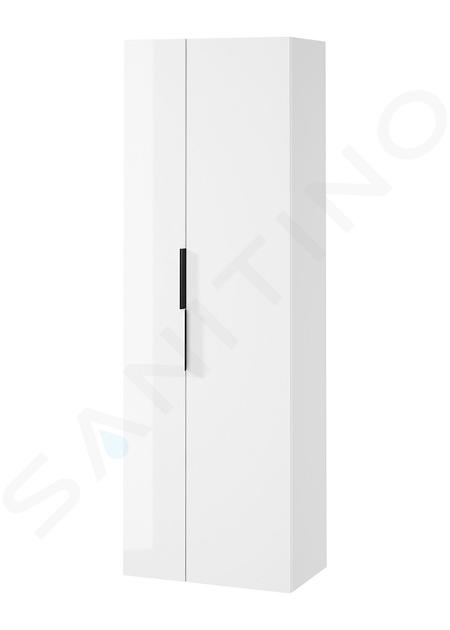 Cersanit City - Armoire haute, 180x60x36 cm, 2 portes, blanc S584-019-DSM