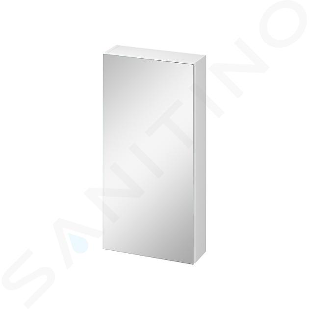 Cersanit City - Armadietto a specchio, 80x40x14 cm, 1 anta, cerniere a sx/dx, bianco S584-022-DSM