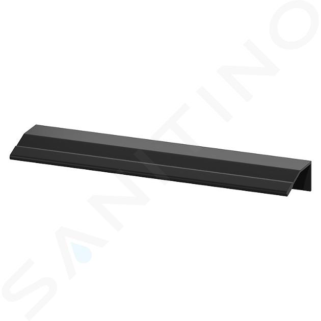 Cersanit City - Tirador para mueble, negro mate S584-033