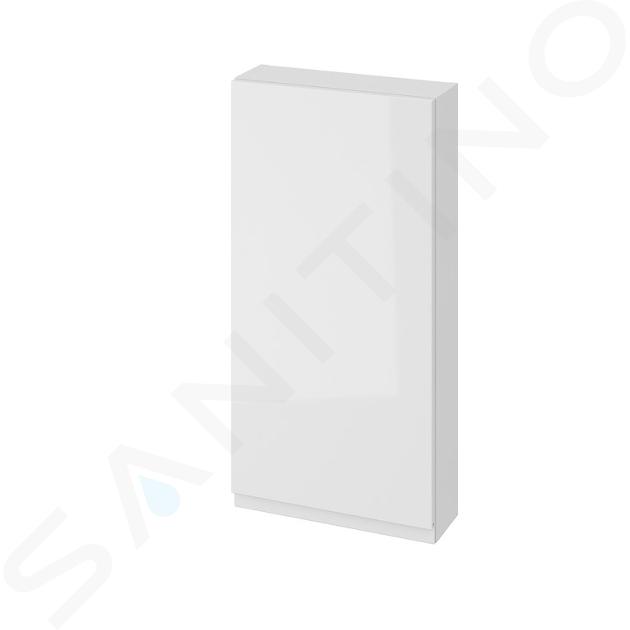 Cersanit Moduo - Armario 80x40x14 cm, 1 puerta, bisagras izq./dcha, blanco K116-018