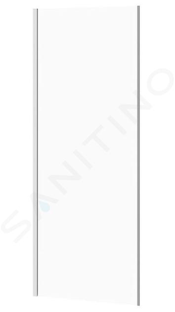 Cersanit Crea - Zuhanyfal 76 cm, króm/tiszta üveg S159-009