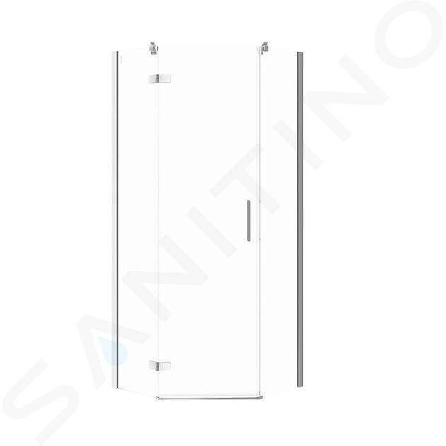 Cersanit Jota - Cabine de douche 80x80 cm, gauche, chrome/verre clair S160-010