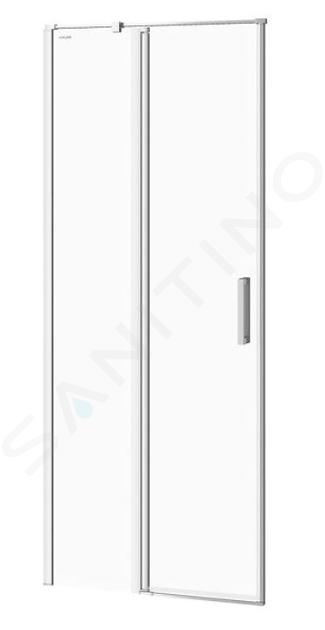 Cersanit Moduo - Porte de douche 80x198 cm, gauche, chrome/verre clair S162-003