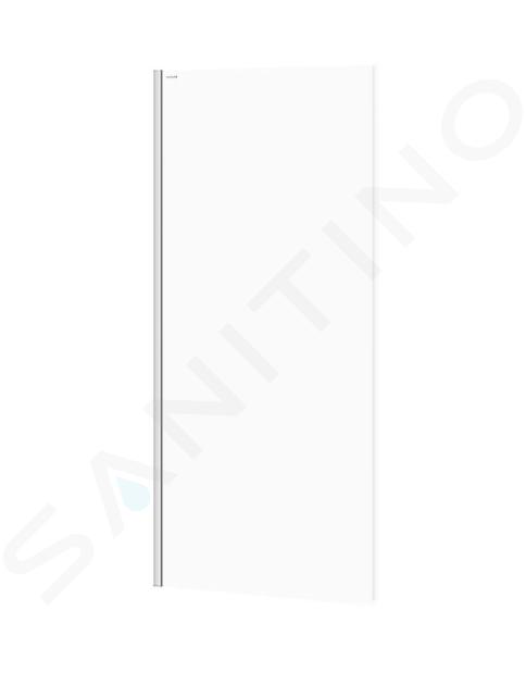 Cersanit Moduo - Zuhanyfal 87 cm, króm/tiszta üveg S162-008