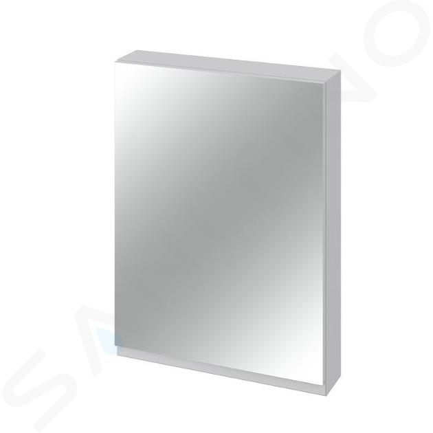 Cersanit Moduo - Armadietto a specchio, 80x60x14 cm, 1 anta, cerniere a sx/dx, grigio S590-017-DSM