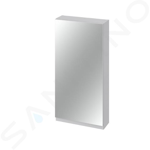 Cersanit Moduo - Armoire à miroir, 80x40x14 cm, 1 porte, charnières G/D, gris S590-031