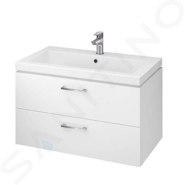 Cersanit Lara - Mueble para lavabo, 45x79x45 cm, 2 cajones, blanco S926-005-DSM