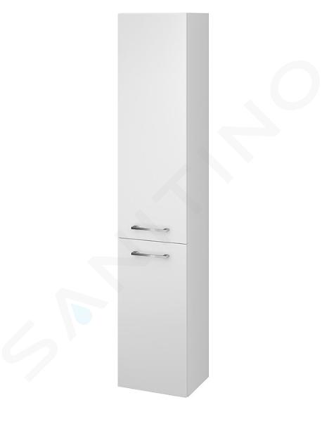 Cersanit Lara - Armoire haute, 150x30x25 cm, 2 portes, charnières G/D, blanc S926-007-DSM