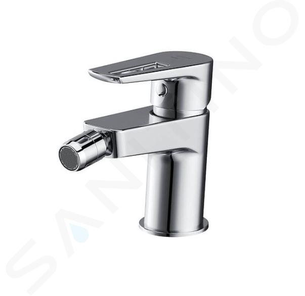 Cersanit Mille - Miscelatore per bidet, con sistema di scarico, cromo S951-347