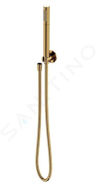 Cersanit Inverto - Set doccetta, supporto e flessibile, oro S951-400