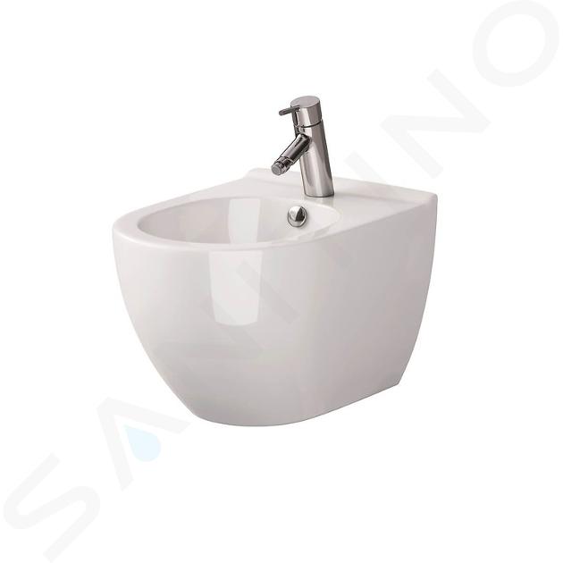 Cersanit Zen - Závesný bidet, otvor na batériu, biela K117-001