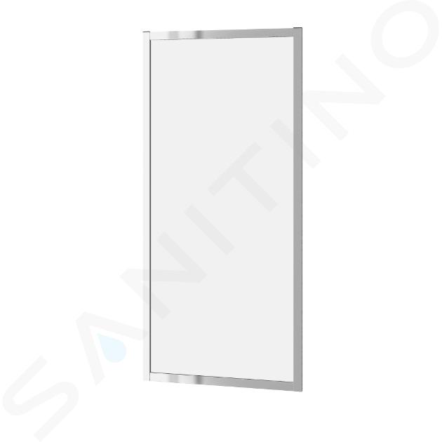 Cersanit Zip - Pared de ducha 89 cm, cromo/vidrio transparente S154-008