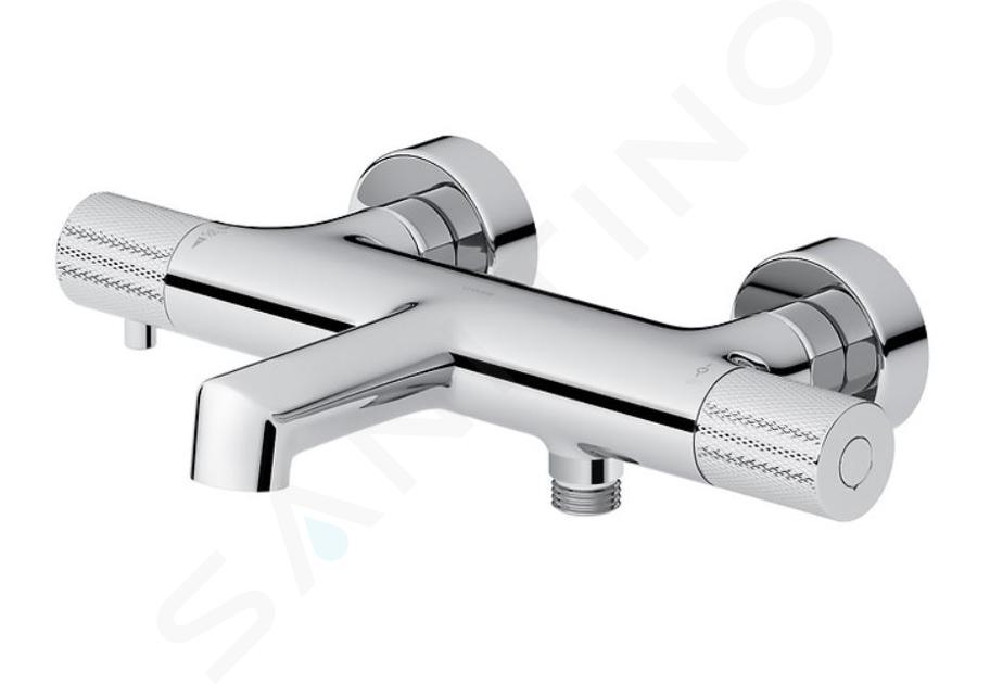 Cersanit Zen - Mitigeur thermostatique de baignoire, chrome S951-563