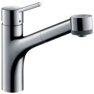 Levně Hansgrohe - Dřezová baterie M5216-H170 s výsuvnou sprškou, sBOX, chrom 73860000ROZ2