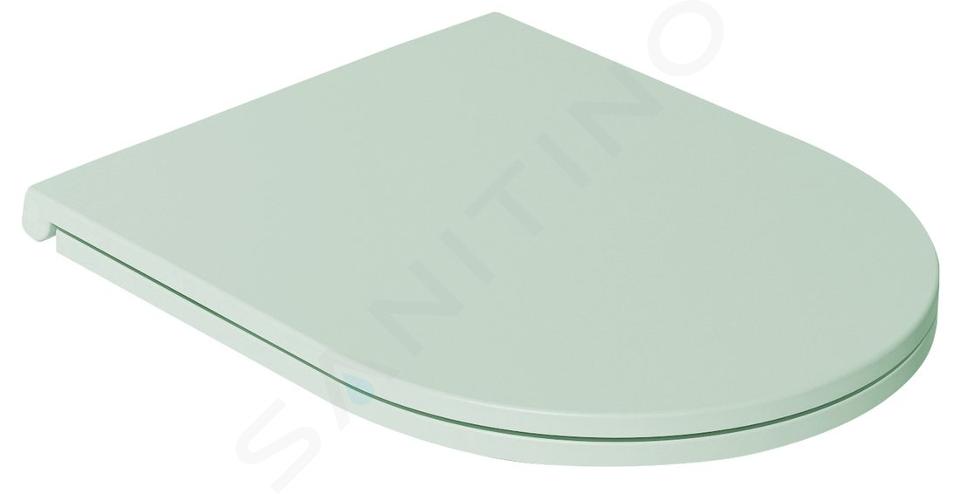 Sapho Infinity - Copriwater Slim, SoftClose, verde menta 40KF0542I-S