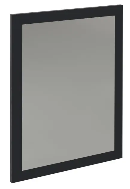 E-shop Sapho Nirox - Zrkadlo v ráme 60x80 cm, matný antracit NX608-3434