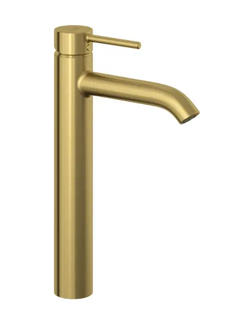 Kludi Bozz - Miscelatore da lavabo, color oro spazzolato 38286N076