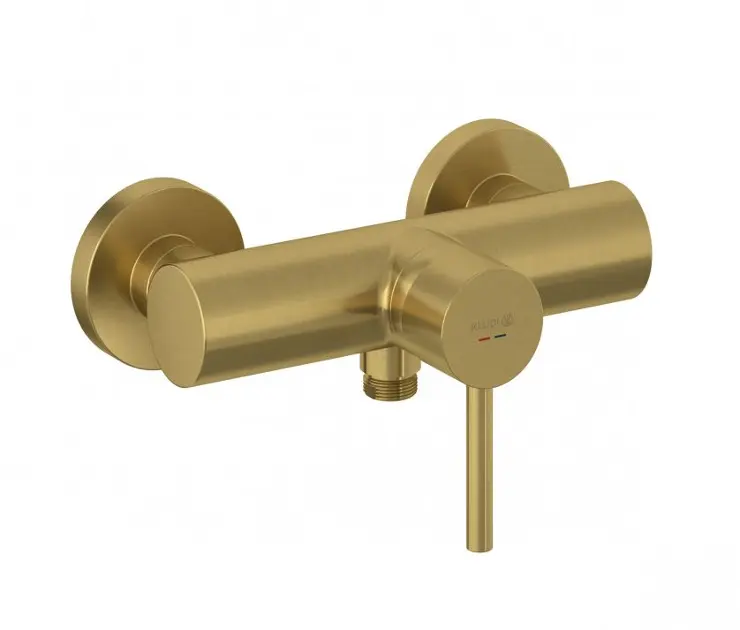 Kludi Bozz - Grifo de ducha, oro cepillado 38831N076