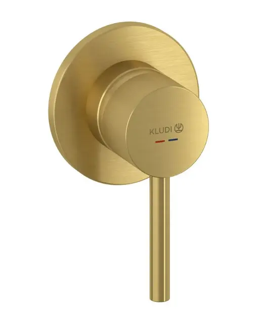 Kludi Bozz - Sprchová baterie pod omítku, kartáčované zlato 38925N076
