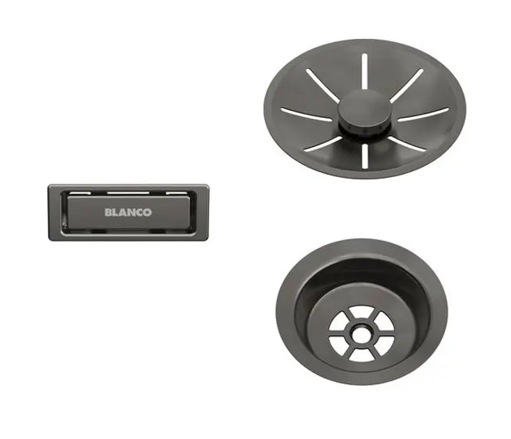 Blanco Tillbehör - Avloppssats InFino, mörkt stål 206900