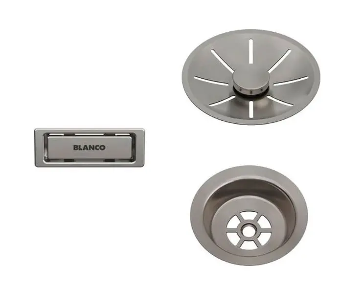 Blanco Accessoires - Ablaufgarnitur InFino, Platin 207406