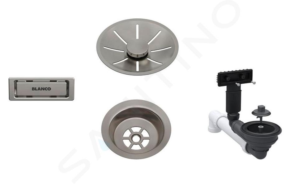 Blanco Accessoires - Kit de vidage InFino, platine 207425