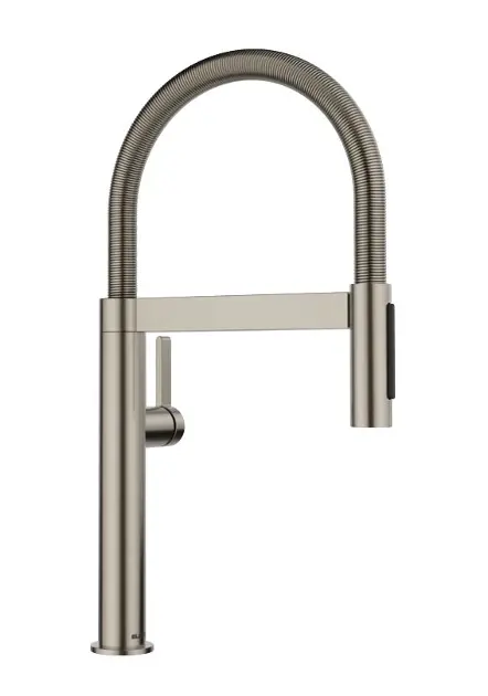 Blanco Culina S - Spültischarmatur mit flexiblem Arm und Brause, Platin 527703