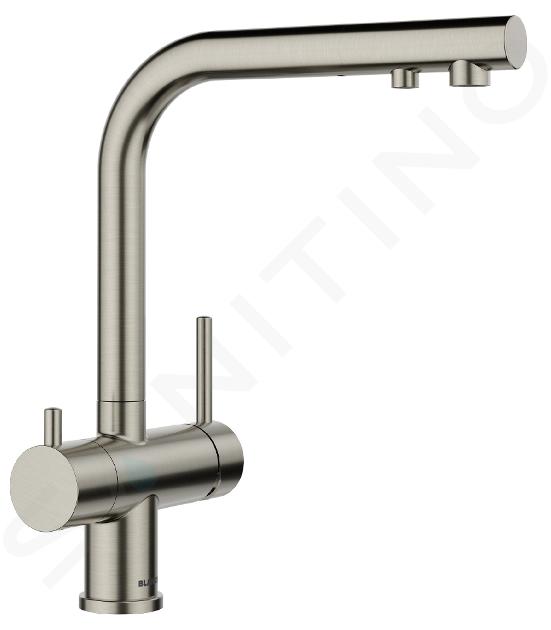 Blanco Fontas II - Miscelatore per lavello con funzione di filtro, platino 527714