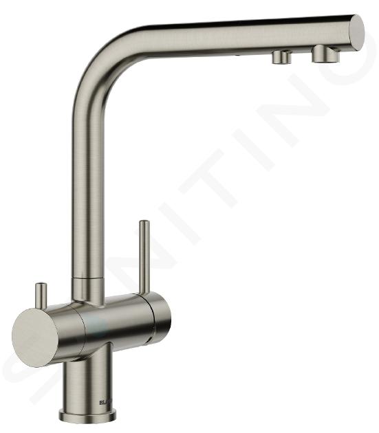 Blanco Fontas S II - Baterie de chiuvetă cu capăt extractibil și funcție de filtrare, platină 527715