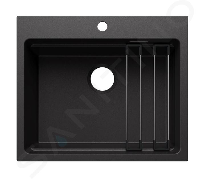 Blanco Etagon 6 - Évier en silgranit 60x51 mm, avec accessoires, anthracite 527749