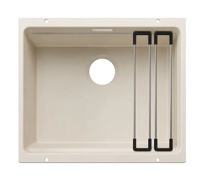 Blanco Etagon 500 - Lavello in silgranit, 53x46 cm, con accessori, bianco fine 527756