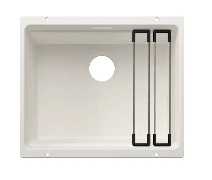 Blanco Etagon 500 - Lavello in silgranit, 53x46 cm, con accessori, bianco 527759