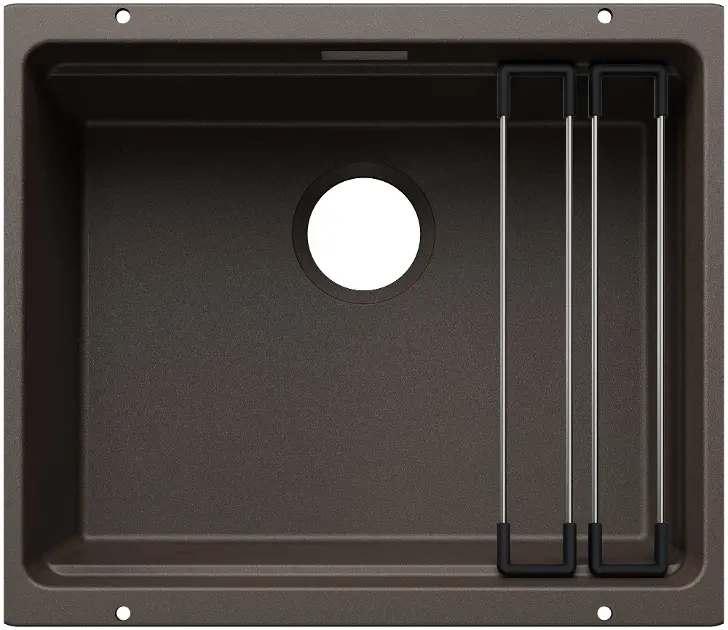 Blanco Etagon 500 - Lavello in silgranito, 53x46 cm, con accessori, caffè 527760