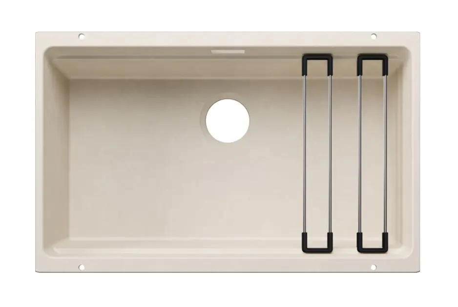 Blanco Etagon 700 - Zlewozmywak silgranitowy 73x46 cm, z akcesoriami, delikatna biel 527764