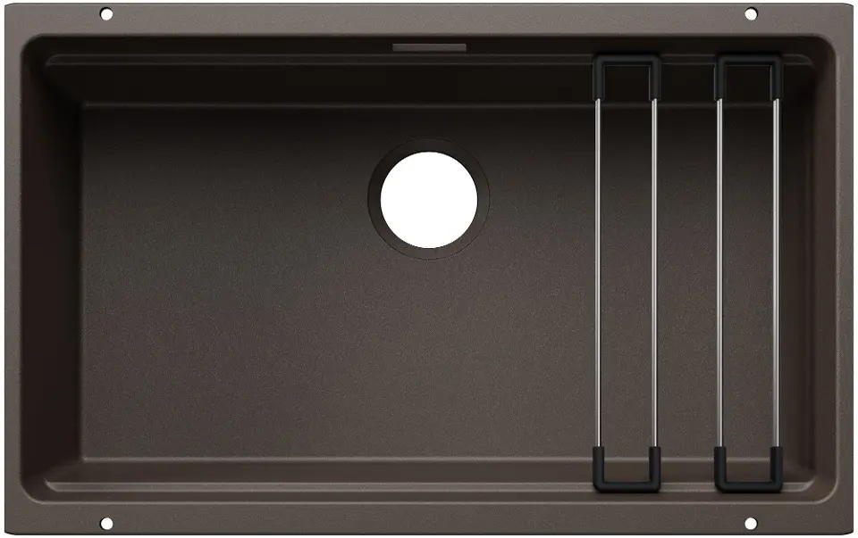 Blanco Etagon 700 - Zlewozmywak silgranitowy, 73x46 cm, z akcesoriami, kawowy 527768
