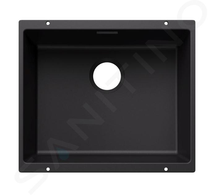Blanco Subline 500 - Évier en silgranit, 53x46 cm, noir 527794