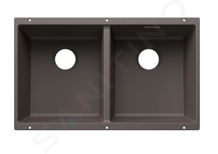 Blanco Subline 350/350 - Chiuvetă din silgranit, 76x46 cm, gri vulcan 527827
