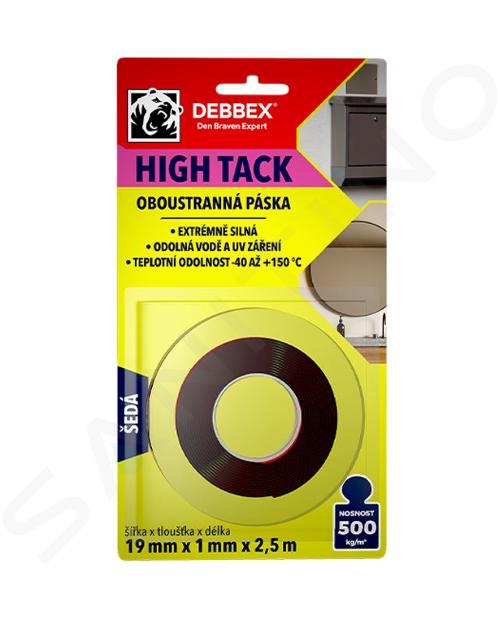 Den Braven - Dwustronna taśma piankowa High Tack, 2,5 m, szara B8210BD