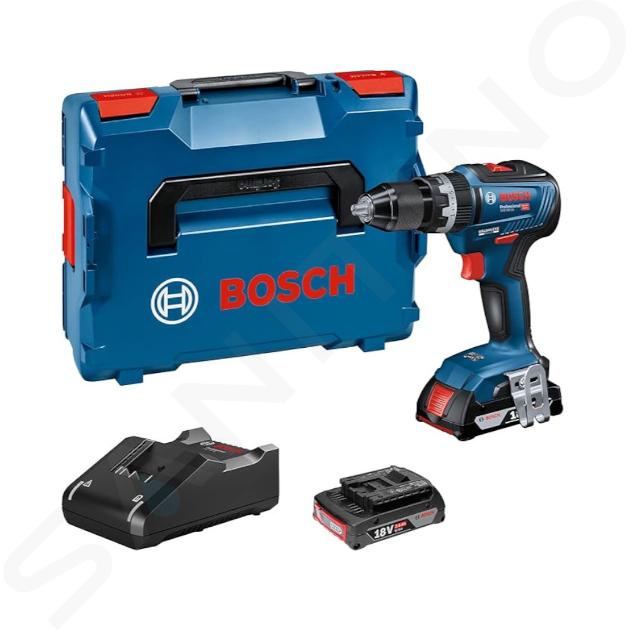 Bosch Gereedschap - 18V ACCU boormachine met slagmoeraanzetter, 2x accu 2,0 Ah GBA, oplader 06019H5305