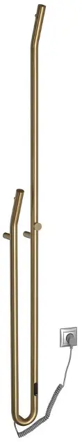 Sapho - Scaldasalviette 12x170 cm, 45 W, oro opaco ER830
